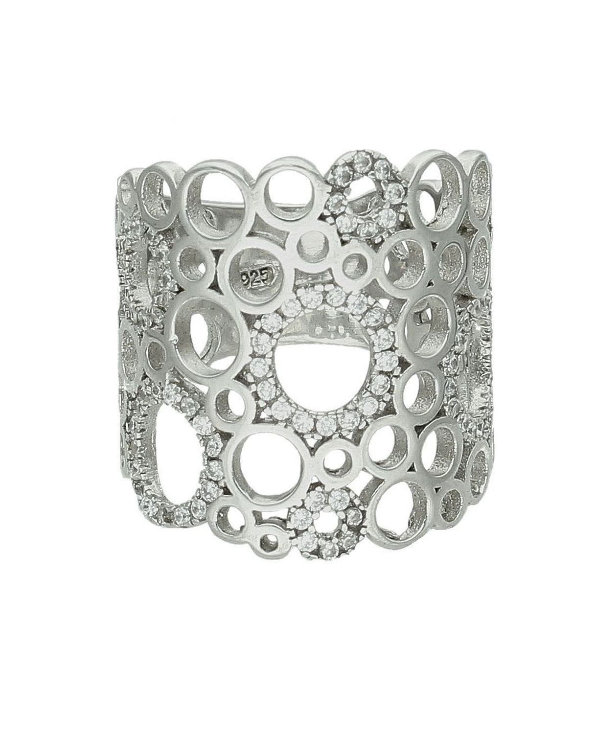 Srebrny pierścionek damski 925 ażurowy z cyrkoniami rozmiar 13 P 1667. Srebrny pierścionek damski. Srebrny pierścionek ażurowy. Pierścionek srebrny szeroki z cyrkoniami. Srebrny pierścionek na prezent d.jpg